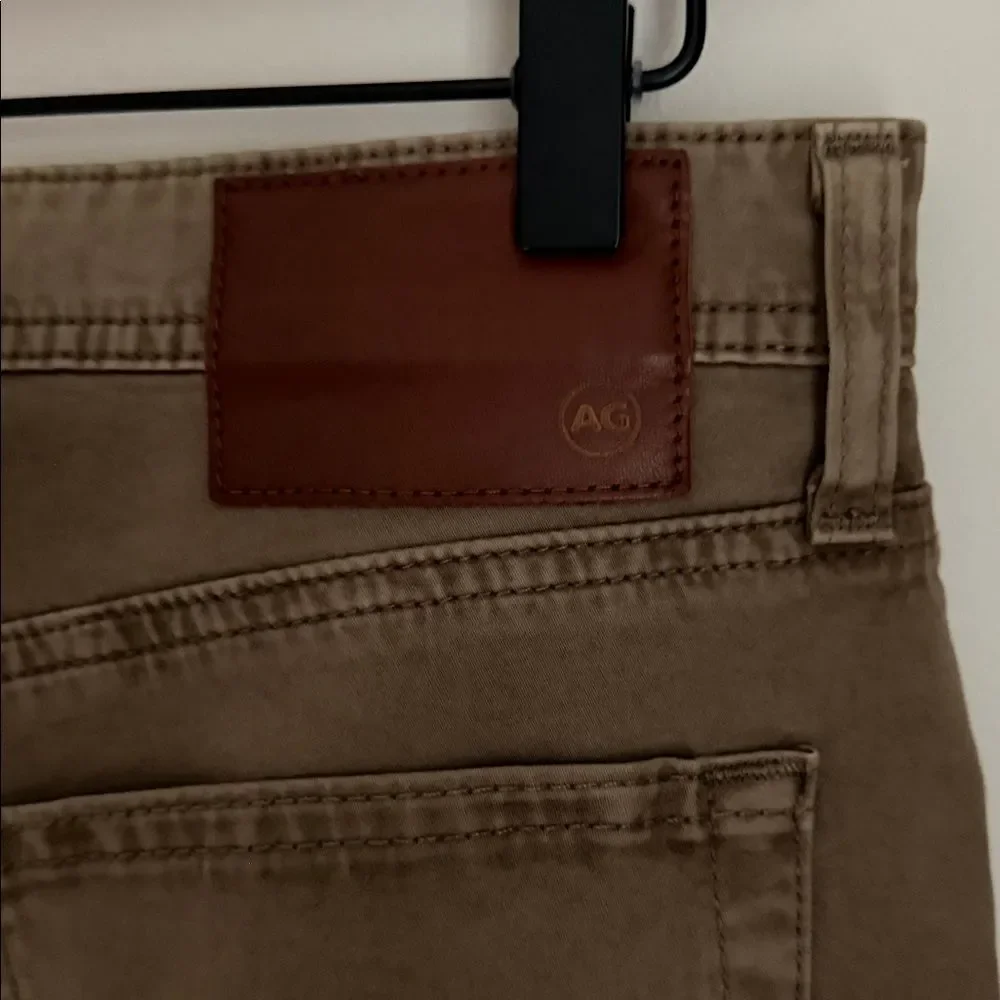 AG Adriano Goldschmied The Graduate Tailored Leg Brown Stretch Jeans 29x31